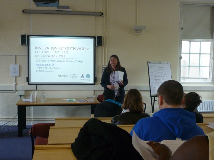 Maxine Green opening the Innovations conference